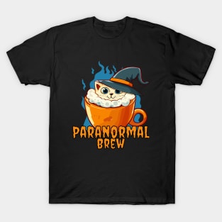 Paranormal Brew | Witch Cat in a Cup T-Shirt